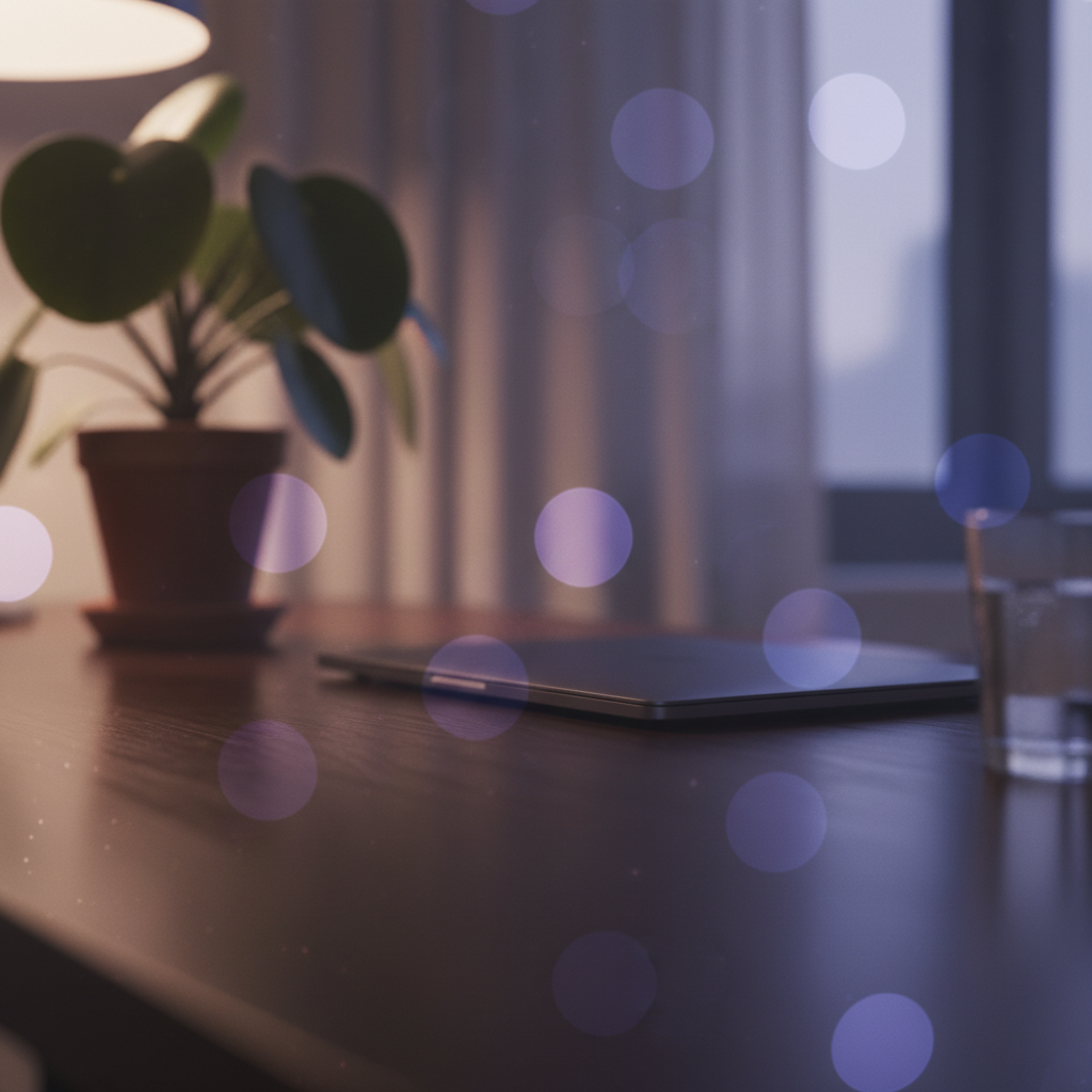 Blurred Desk Environment